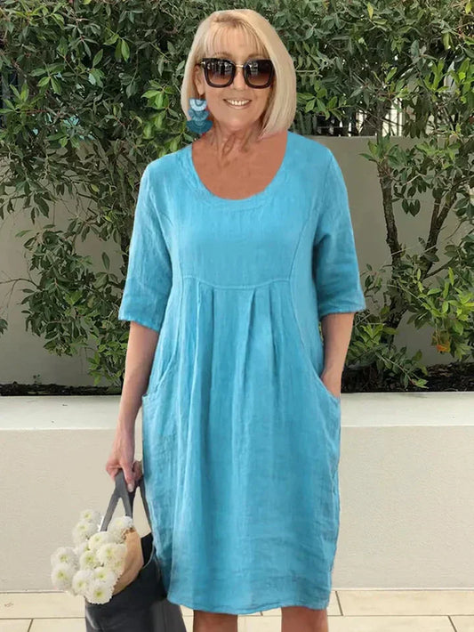 Ruby - Loose Fit Dress – Stylish Design & Handy Pockets