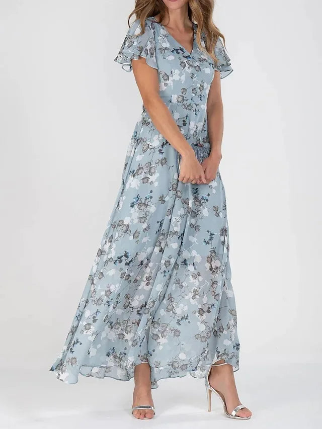 Carla - Summer Floral Maxi Dress – Lightweight & Flattering