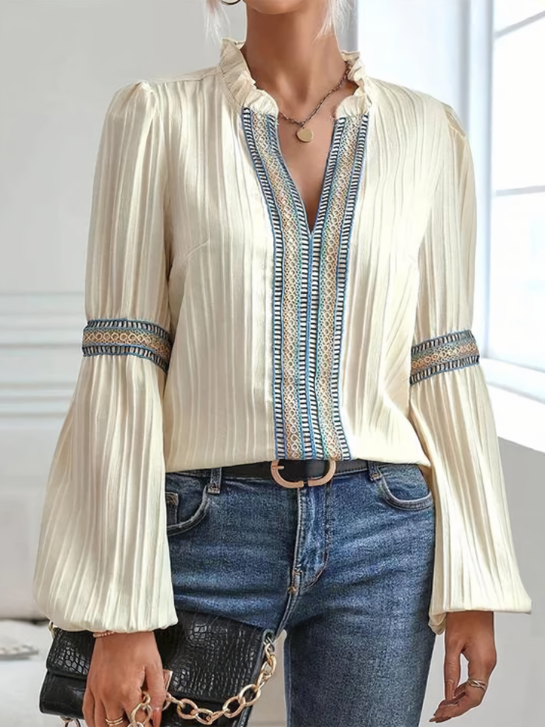 Ivy - Elegant Lace Blouse