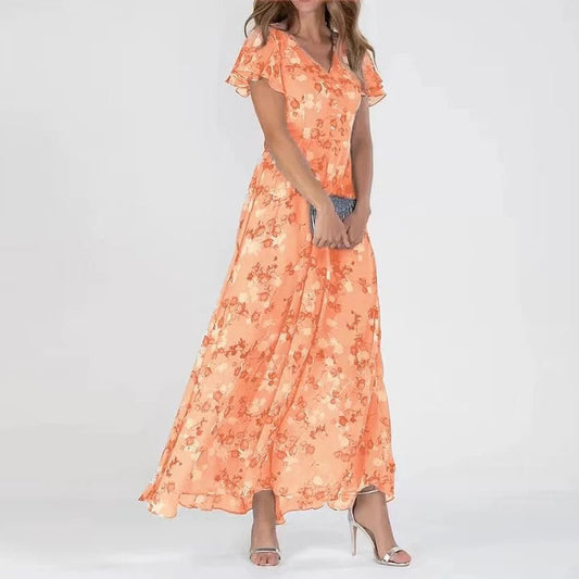 Carla - Summer Floral Maxi Dress – Lightweight & Flattering