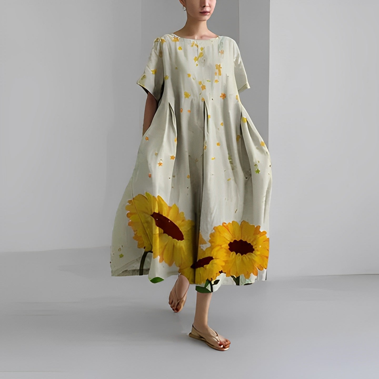 Evie – Floral Spring Maxi Dress – Feminine Charm & All-Day Comfort
