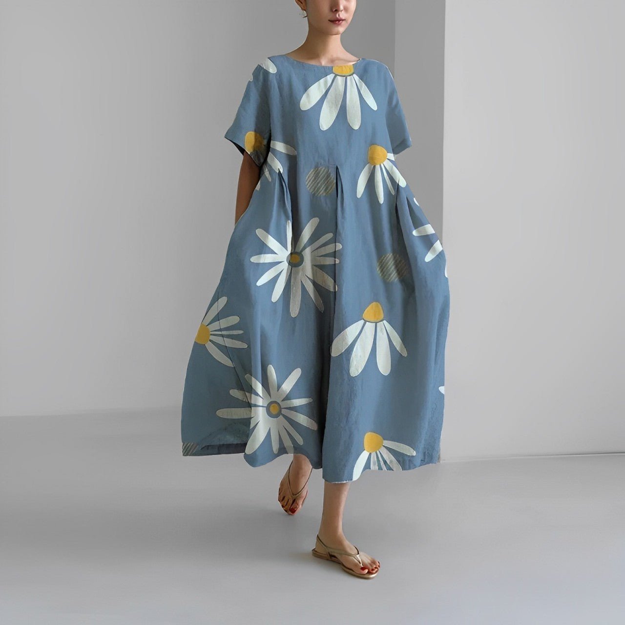 Evie – Floral Spring Maxi Dress – Feminine Charm & All-Day Comfort