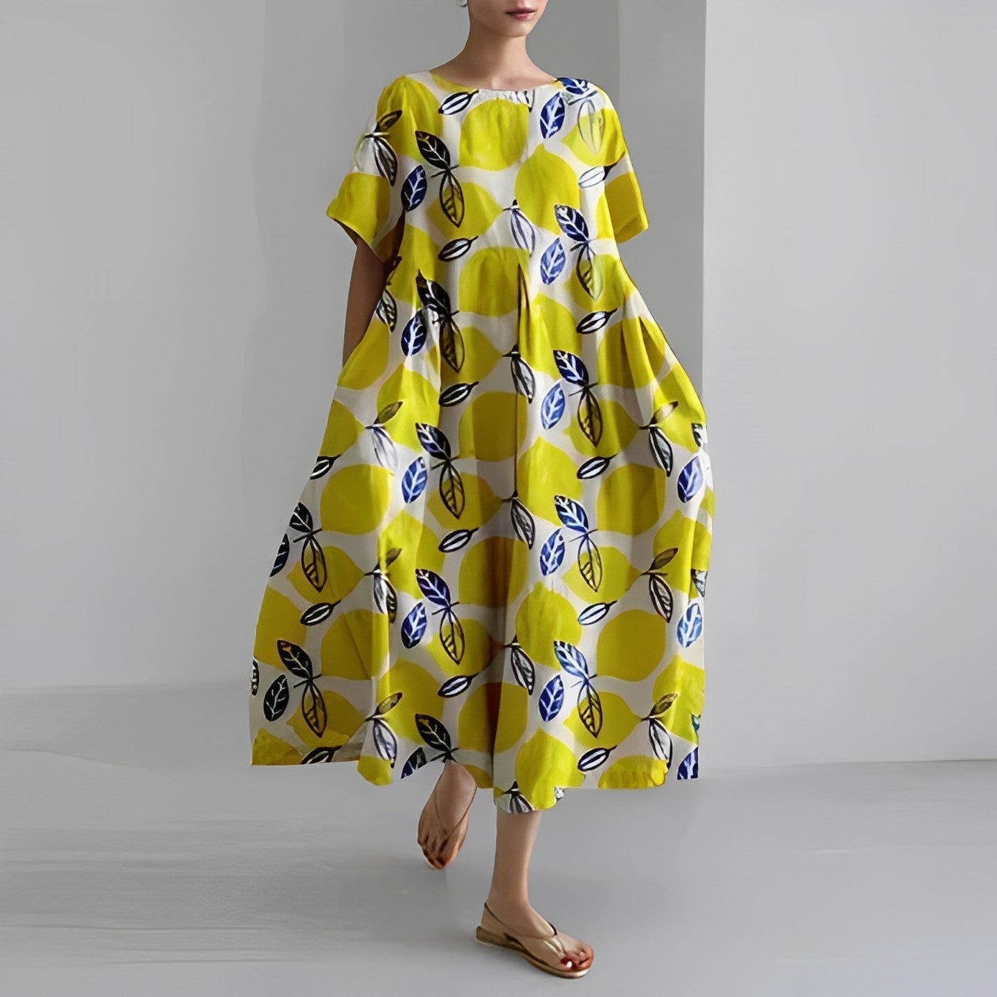 Evie – Floral Spring Maxi Dress – Feminine Charm & All-Day Comfort