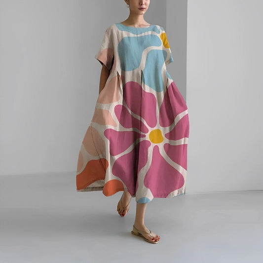 Evie – Floral Spring Maxi Dress – Feminine Charm & All-Day Comfort