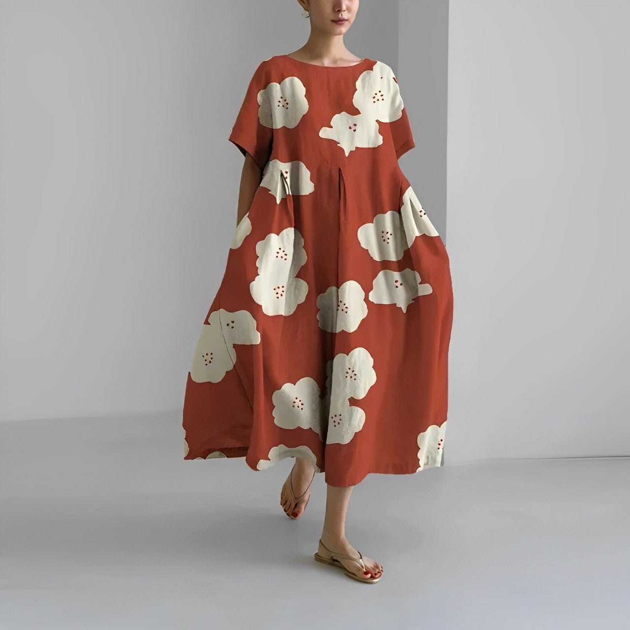 Evie – Floral Spring Maxi Dress – Feminine Charm & All-Day Comfort