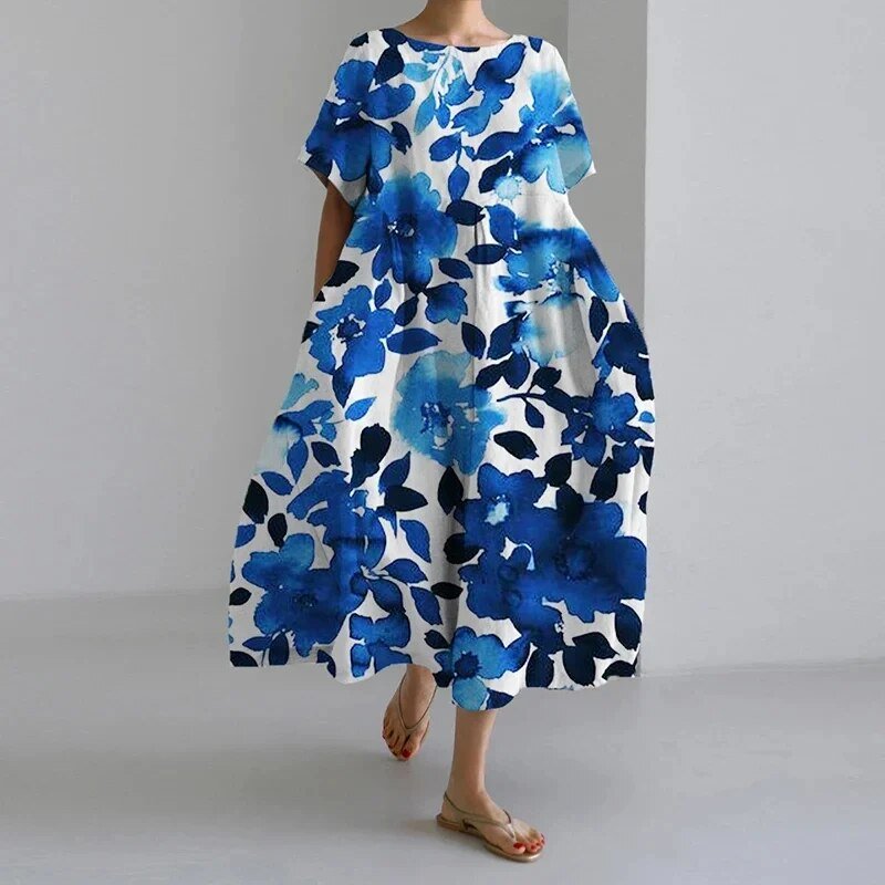 Evie – Floral Spring Maxi Dress – Feminine Charm & All-Day Comfort